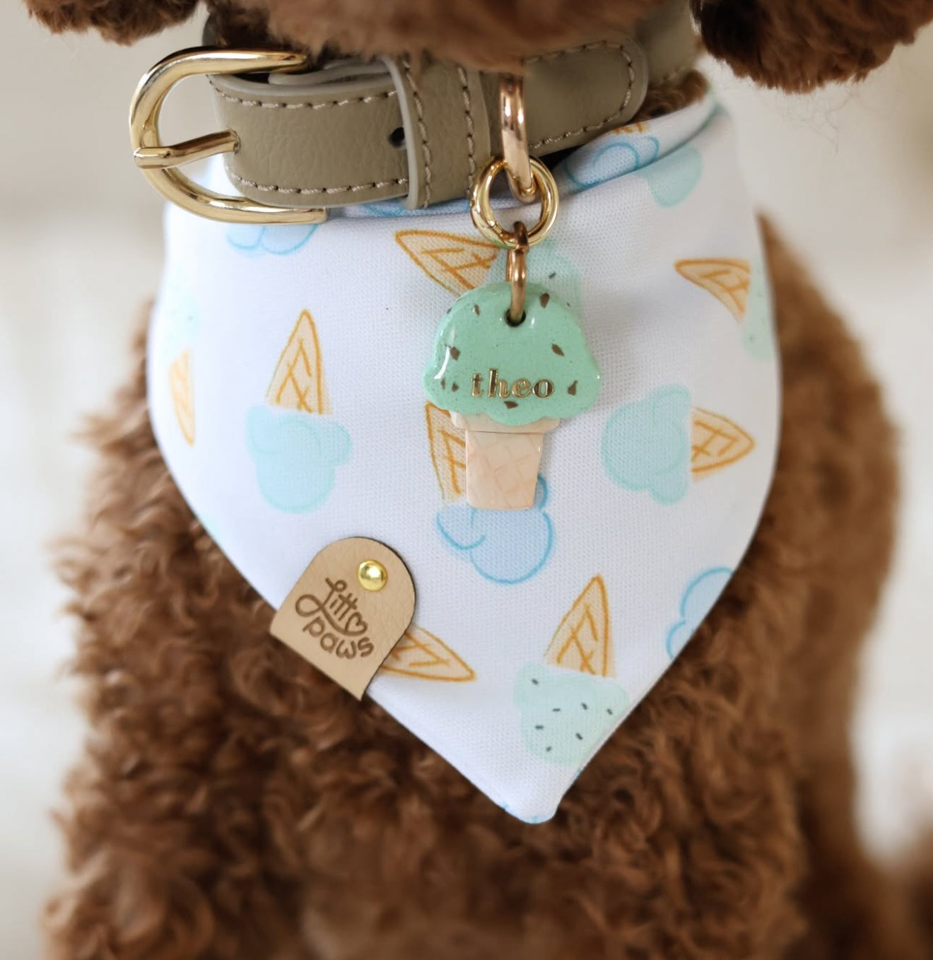 Soft Serve Dog Bandana