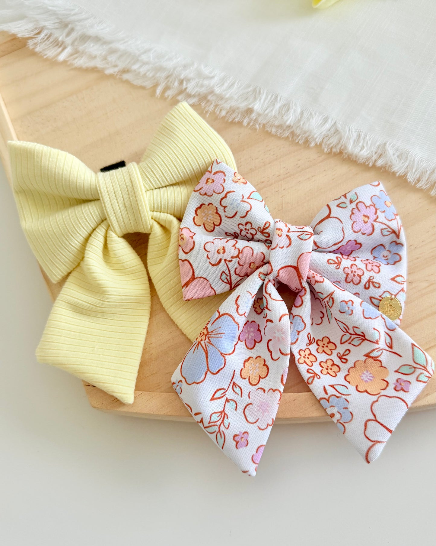 Spring Bloom - Flower Dog Bow
