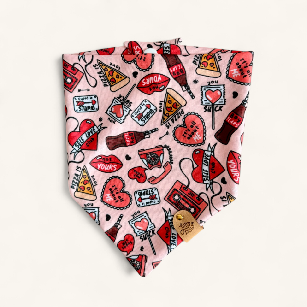 Anti-Valentine Pet Bandana