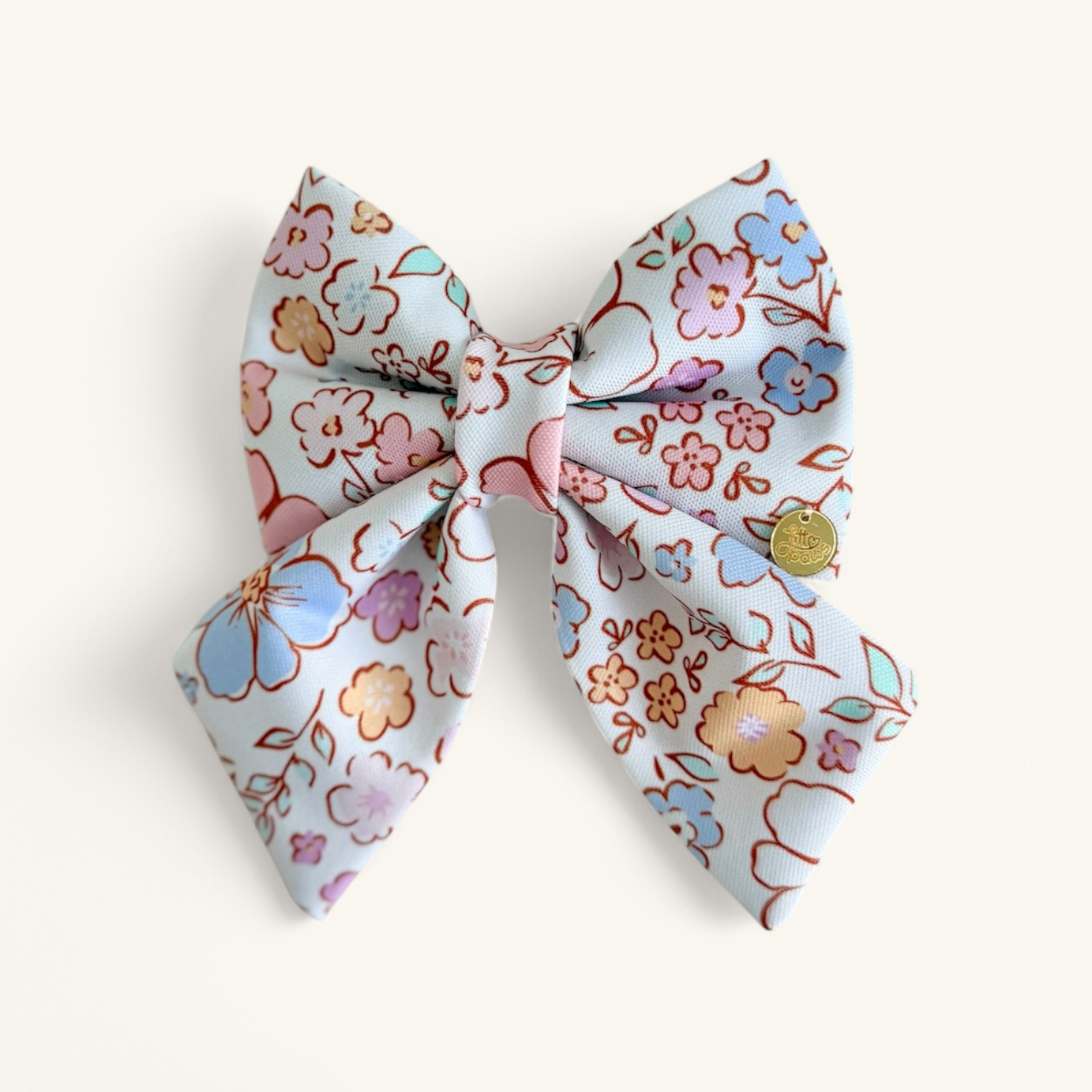 Spring Bloom - Flower Dog Bow