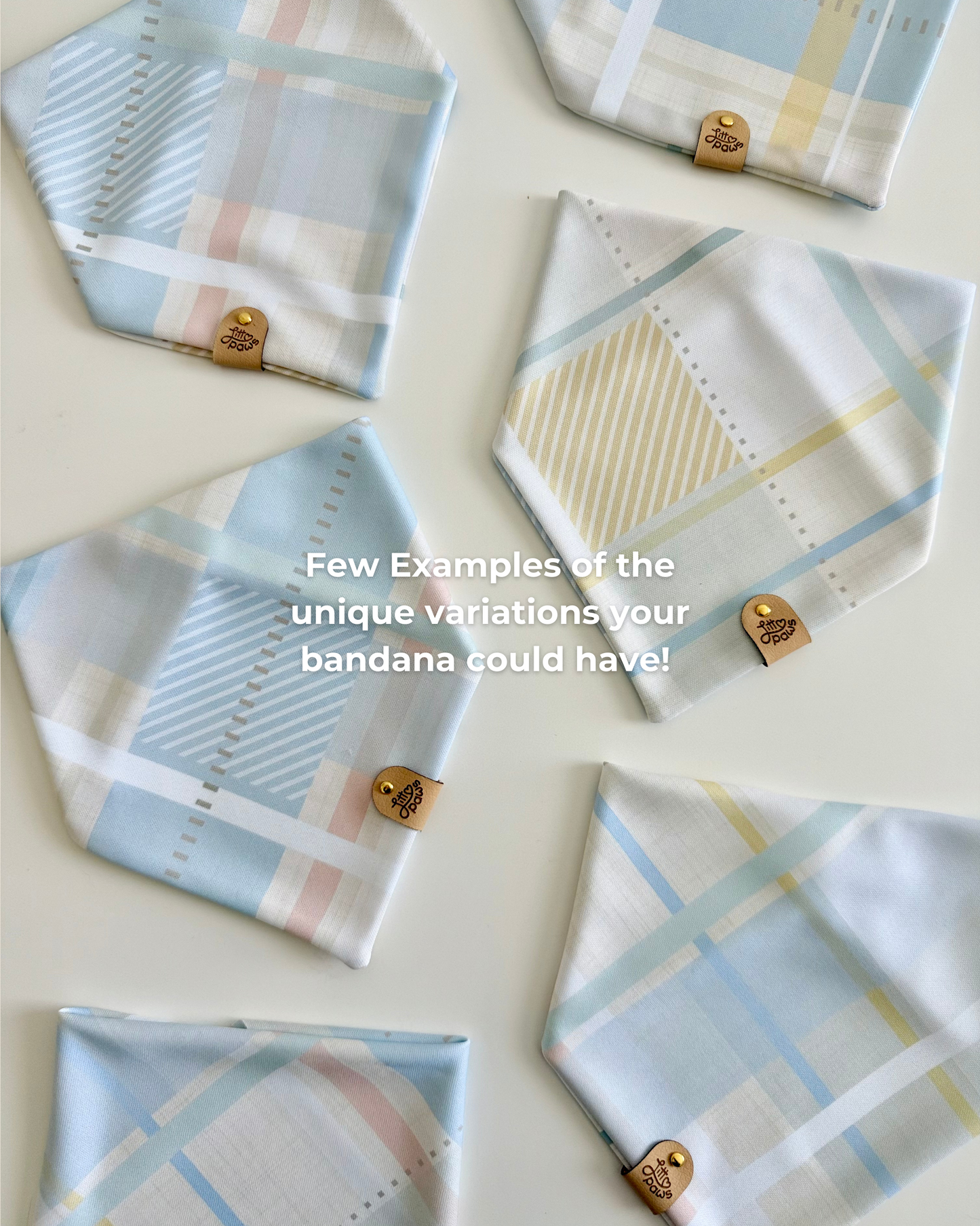 Spring Plaid Dog Bandana