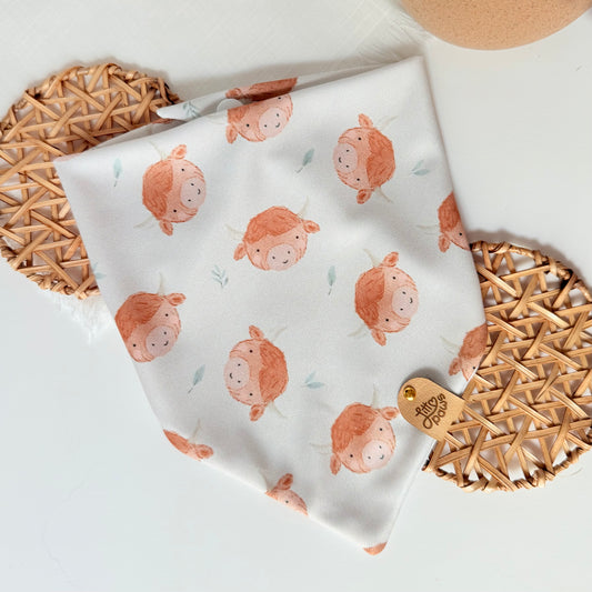 Highland Cow Dog Bandana