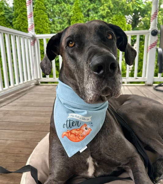 Father Like No Otter Pet Bandana