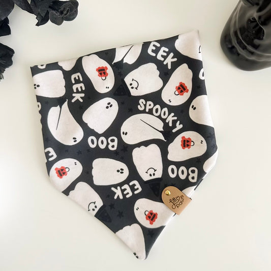 Spooky Ghosts Pet Bandana