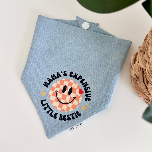 Mama's Expensive Little Bestie Pet Bandana