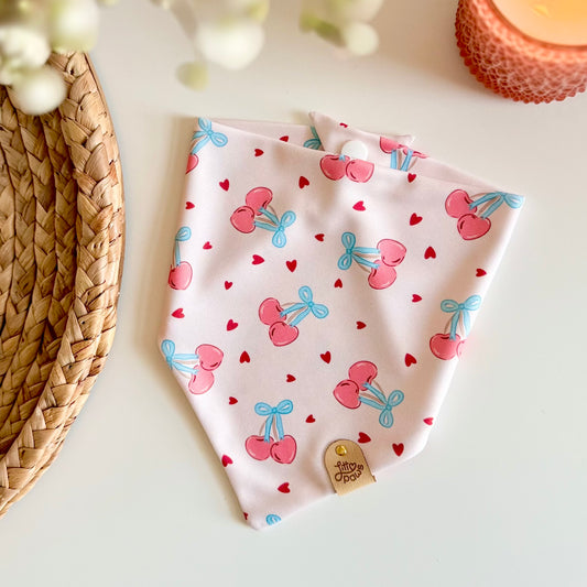 Sweetheart Cherries Pet Bandana