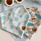 Blue Seashells Pet Bandana