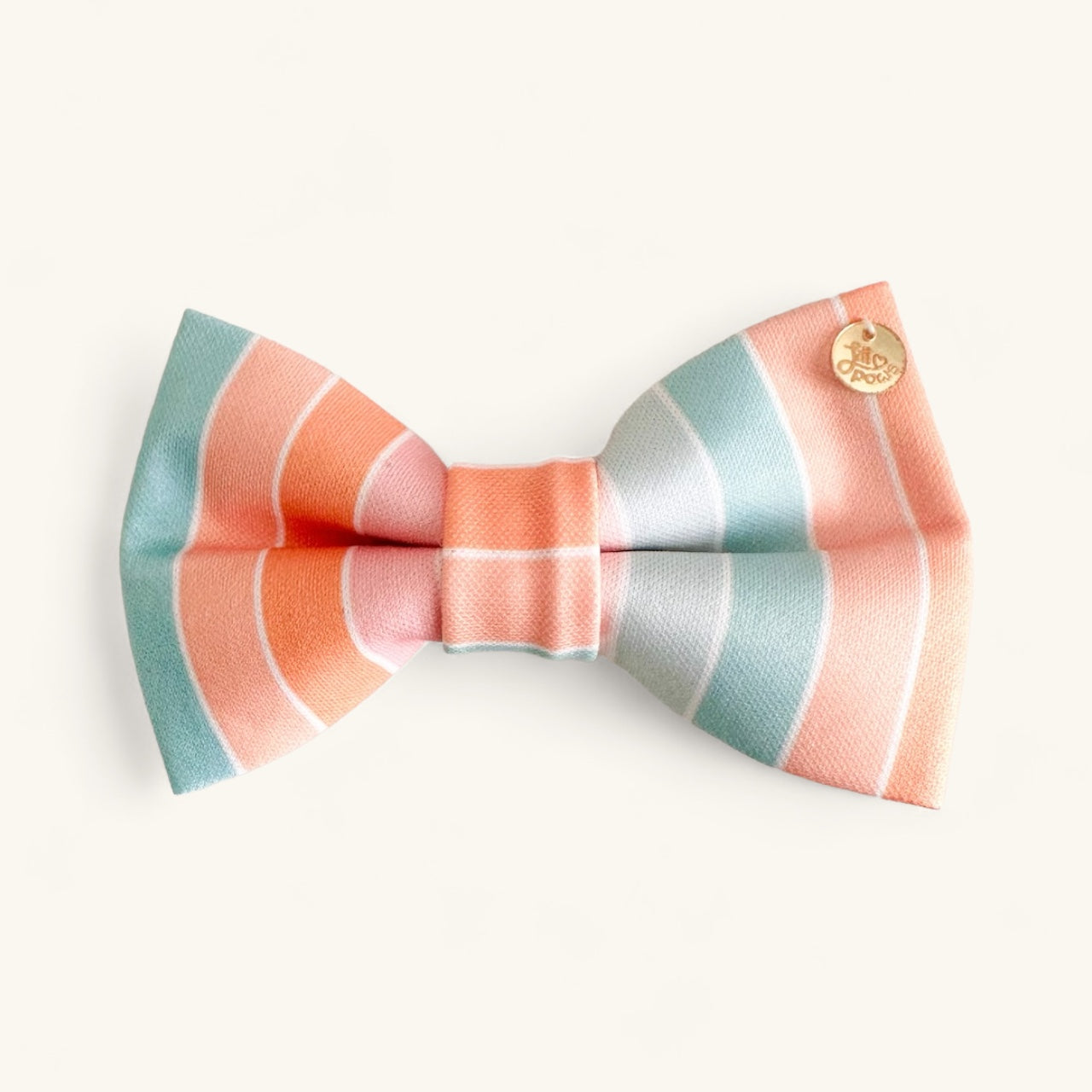 Summer Stripes Pet Bow