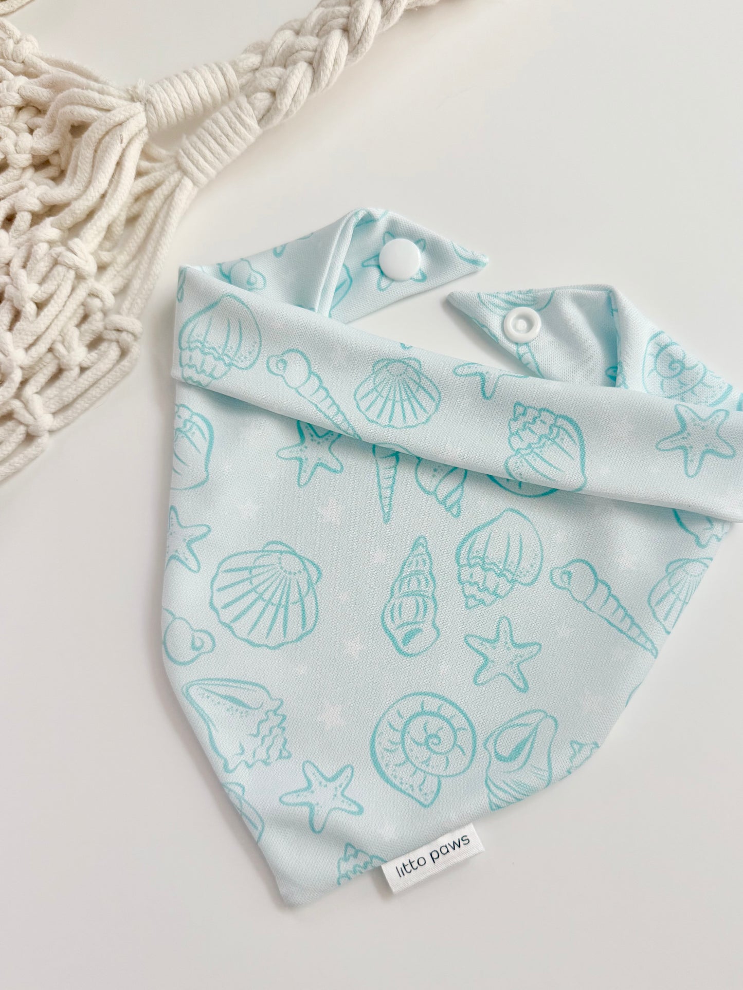 Seashell Cove Dog Bandana