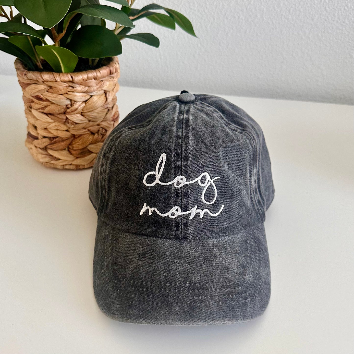 Dog Mom Embroidery Hat