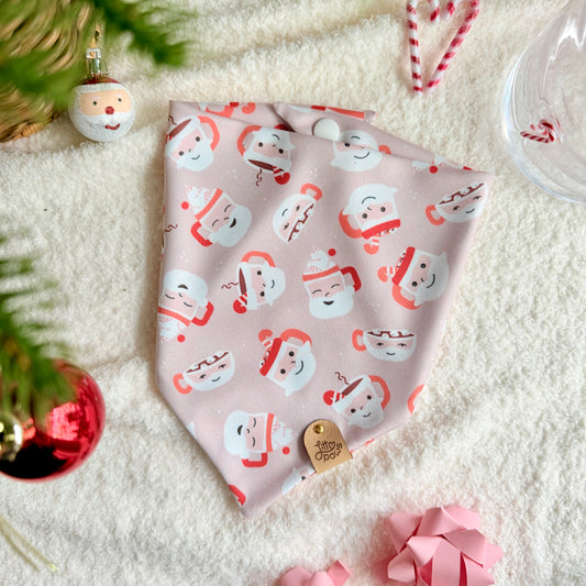 Santa Mugs Pet Bandana