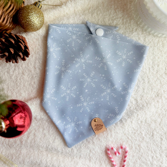 Frosted Snowflake Pet Bandana