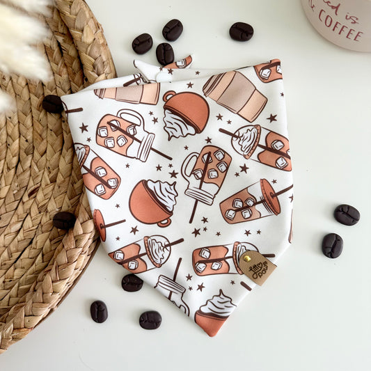 Falling for Coffee Pet Bandana