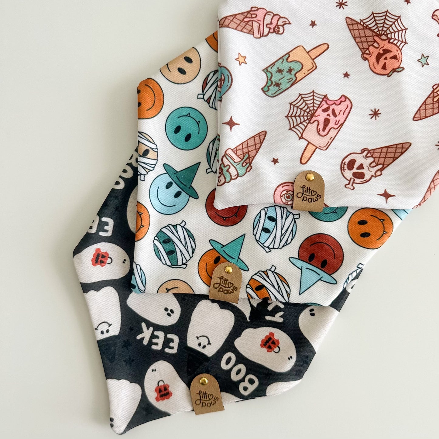 Spooky Ghosts Pet Bandana