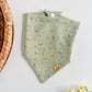 Green Floral Dog Bandana
