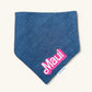 Denim Pink Custom Pet Bandana