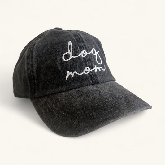 Dog Mom Embroidery Hat