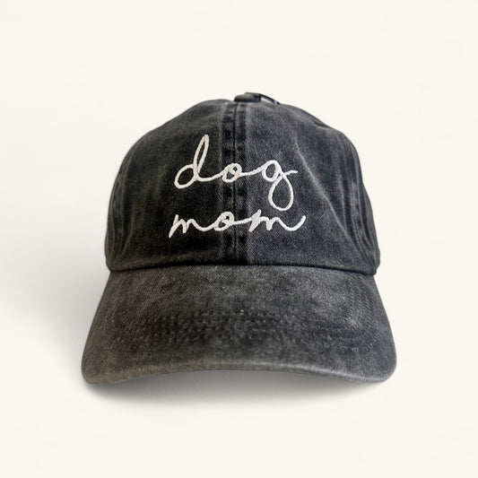 Dog Mom Embroidery Hat