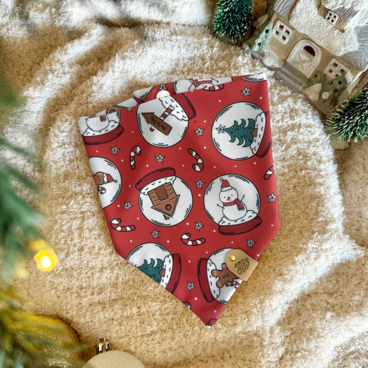 Christmas Snow Globe Pet Bandana