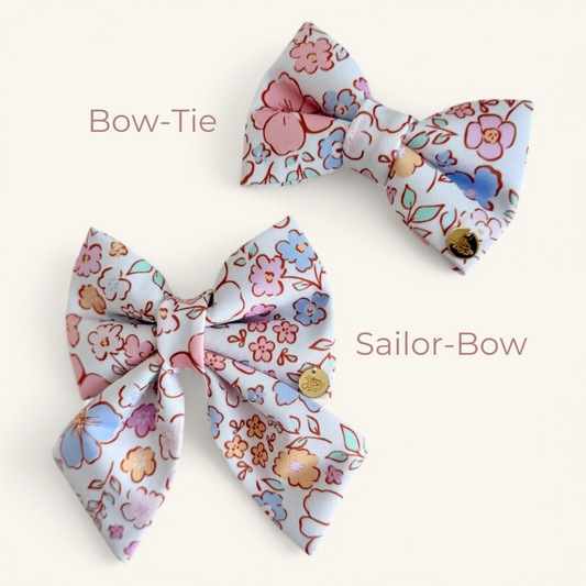 Spring Bloom - Flower Dog Bow